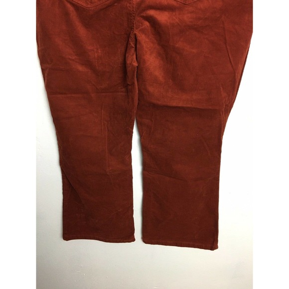 Style & Co  Pants Plus Size Button Down Corduroy  Dark Auburn - Picture 10 of 12